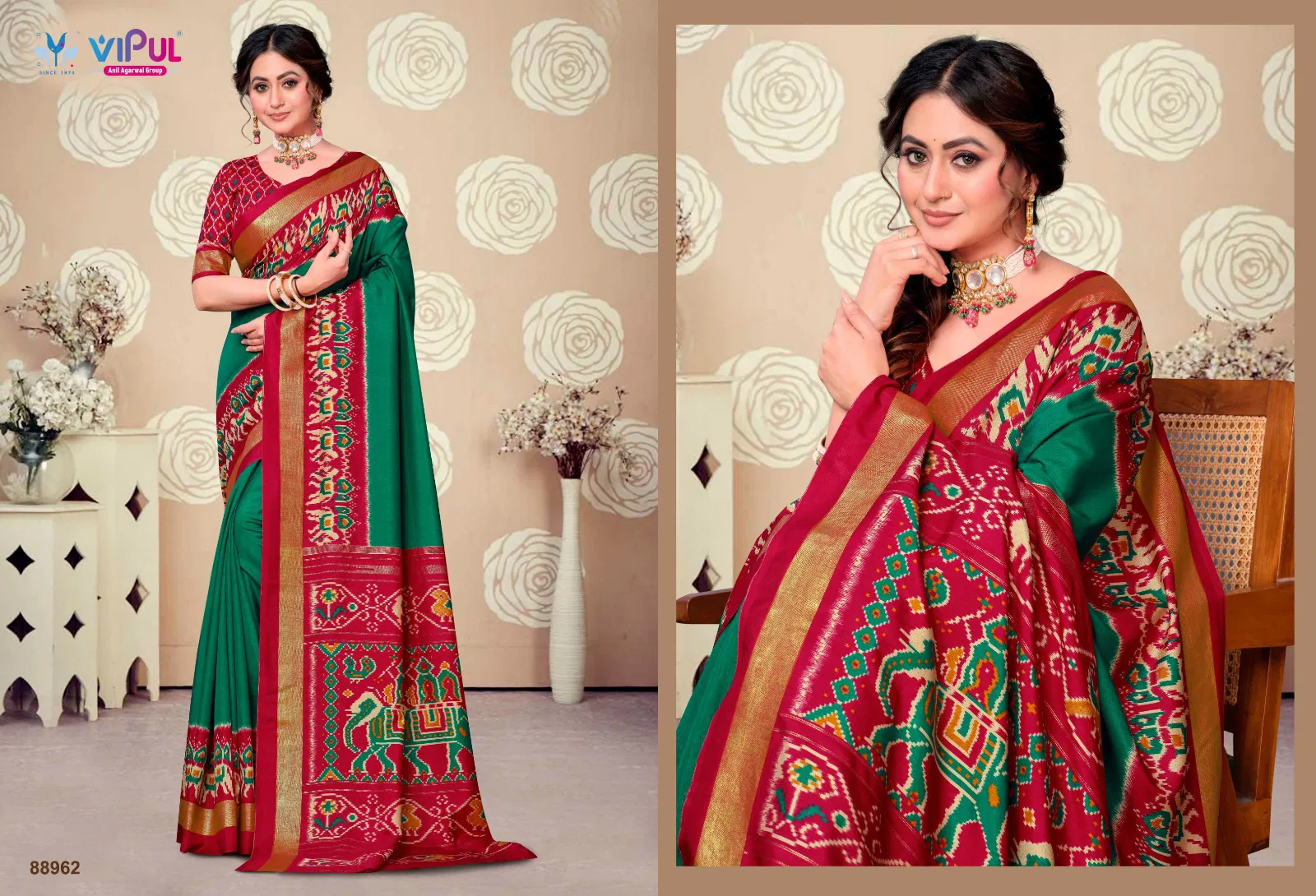 Sentosa Silk By Vipul Soft Silk Occasion Wear Saree Exporters In India